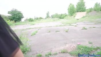 Play Cheap amateur slut POV public fucked outdoor 4 cash