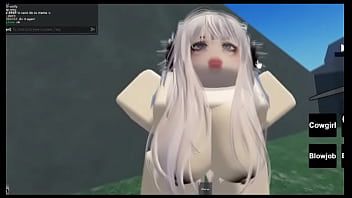 Play Gorgeous roblox whore drains my cock