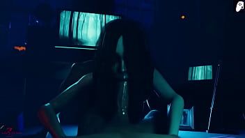 Play (4K - Dezmall) Very sexy ghost lady is thirsty for cum so she rides lucky cock and makes him cum &vert; 3D Hentai