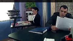 Play Busty Secretary's Bondage Blowjob & Squirting Orgasm