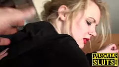 Play Blonde Chubby Amber West Loves Hardcore Dick Spanking & Cowgirl Style