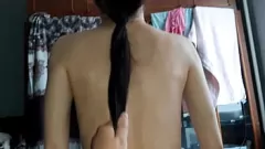 Play Lesbian Morning Delight: Spanking and Strapon Action