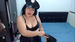 Play Chubby Latina Cop Demands Milk and Spanks You