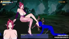 Play Succubus Maid Dominates Men with Spanking and Footjob