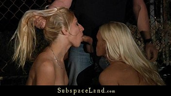 Play Captive blondes hard spanked and fucked at midnight