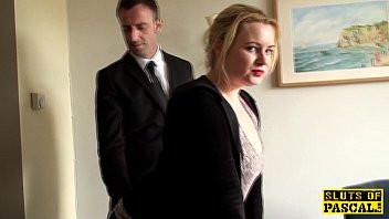 Play Throatfucked UK sub spanked until red raw