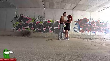 Play A couple has oral sex in public CRI017