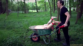 Play Sub young slaves humiliated in bondage training of fucking cum swallowing