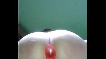 Play Anal insertion and belt spanking