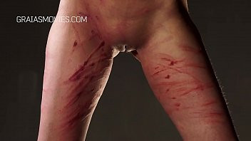Play Little redhead slut brutally whipped