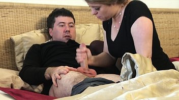 play Stepmom gives stepson a handjob after husband dies - Erin Electra