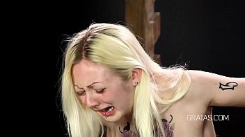 Play Caning the blonde girl